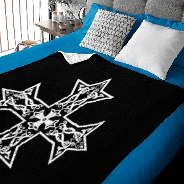 Discover Coptic Orthodox Cross White Baby Blankets