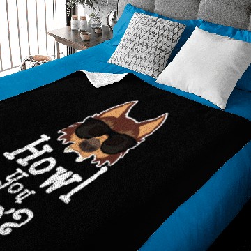 Discover Werewolf Howl You Doing Glasses Baby Blankets