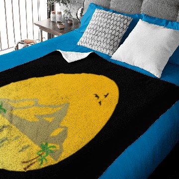 Discover Deserted Mustard Baby Blankets