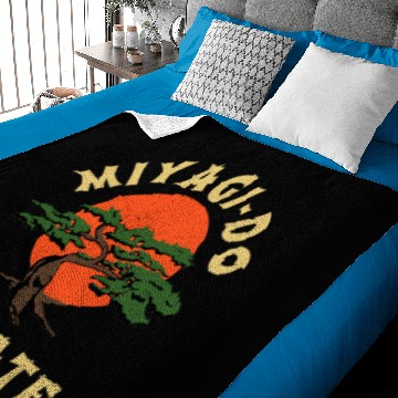 Discover Miyagi do karate Baby Blankets