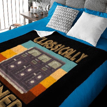Discover Classically Trained | Retro Music Lover Baby Blankets