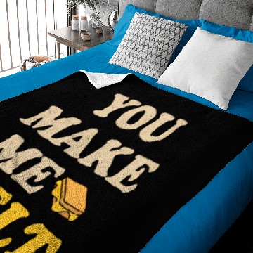 Discover Funny Cheese Sandwich Baby Blankets