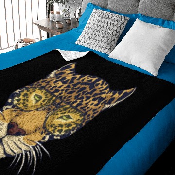 Discover Jaguar Nerd Fun Baby Blankets