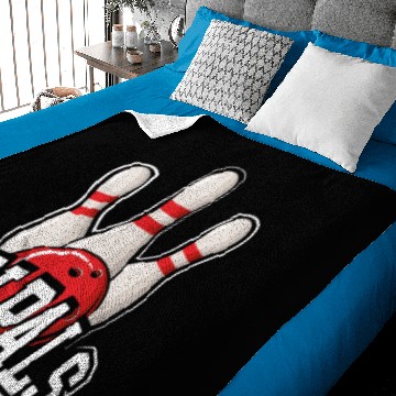 Discover Pin Pals Bowling Lover Funny Bowling Baby Blankets