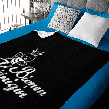 Discover Queen bee gift beekeeper honey saying Baby Blankets