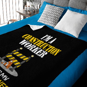 Discover Construction Worker Baby Blankets