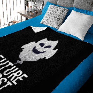 Discover Future Ghost Invisible Happy Halloween Spooky Baby Blankets
