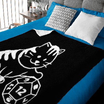 Discover Dungeon Meowster Dungeon Master Cat Baby Blankets