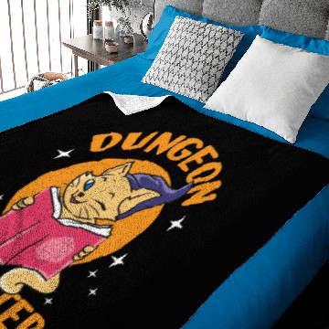 Discover Dungeon Master Cat Meowster Baby Blankets