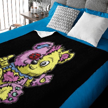 Discover Pastel Goth Ripped Teddy Baby Blankets