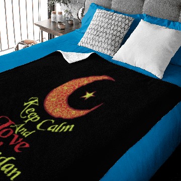 Discover Keep Calm and Love Ramadan Baby Blankets