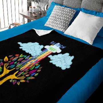 Discover RAINBOW TREE Baby Blankets