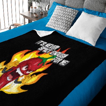Discover Funny Hot Pepper Its Never Spicy Enough For Meh Baby Blankets