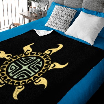Discover Aztec Maori Tattoo Baby Blankets
