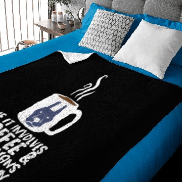 Discover Coffee & Doberman Dog Baby Blankets