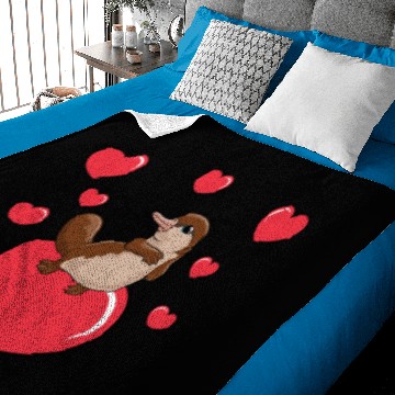 Discover Platypus Heart Gift Baby Blankets