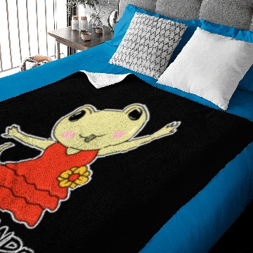 Discover Funny animals salamander Baby Blankets