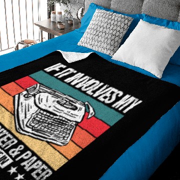 Discover Writing A Novel Author Writer Baby Blankets