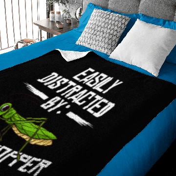 Discover Grasshopper Insect Gift Katydid Bug Cute Baby Blankets