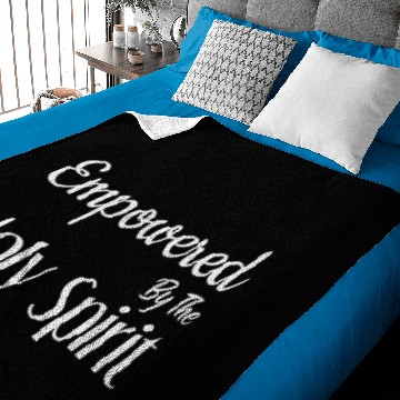 Discover Empowered By The Holy Spirit Baby Blankets