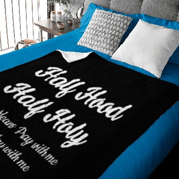 Discover Half Hood Half Holy Baby Blankets