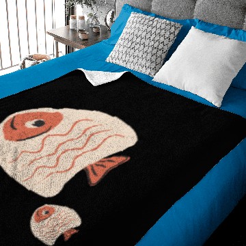 Discover Cherry blossom goldfish classic Baby Blankets