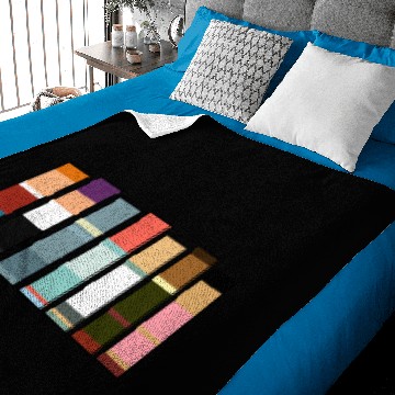 Discover Futurama Cartoon Colour Palette Baby Blankets