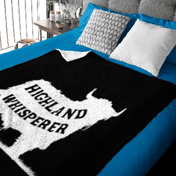 Discover Highland Whisperer - Scottish Highland Cow Farmer Baby Blankets