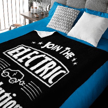 Discover Electric vehicles revolution Baby Blankets