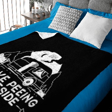 Discover I Love Peeing Outside Camper Van Funny Camping Baby Blankets