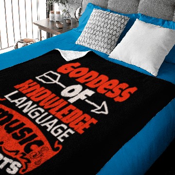 Discover Sarasvati Hindu Goddess Baby Blankets