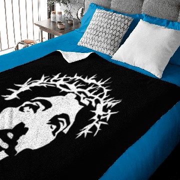 Discover Jesus crown of thorns stencil Baby Blankets