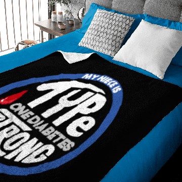 Discover My Niece Is Type One Diabetes Strong For Aunt Or U Baby Blankets