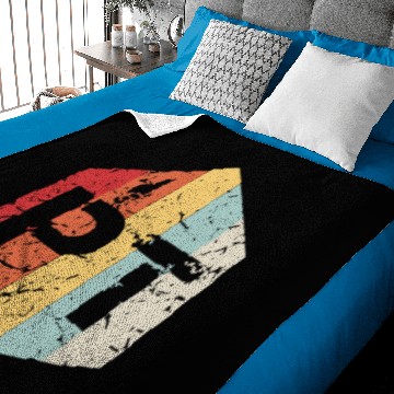 Discover Physical Therapy - Retro Hexagon Baby Blankets