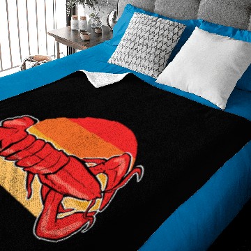 Discover Lobster Crawfish Crayfish Seafood Red Lobster Baby Blankets