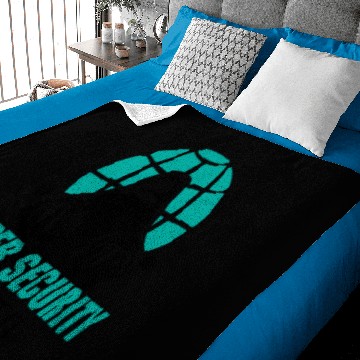 Discover Cyber security ninja programming informatics Hawaiians Baby Blankets