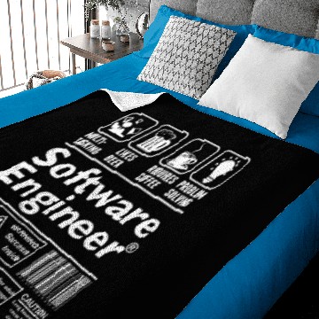 Discover Beer Coffee Problem Solving Software Engineer Baby Blankets