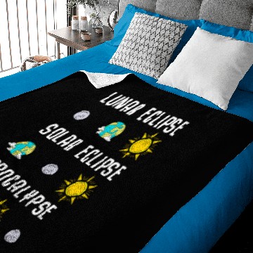 Discover Lunar Eclipse, Solar Eclipse, Apocalypse Baby Blankets