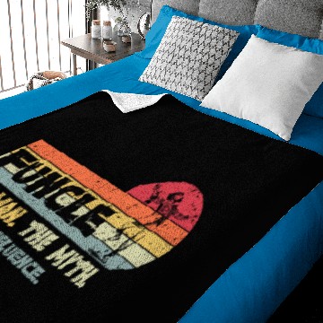 Discover Funcle Uncle Funny Saying Design Baby Blankets