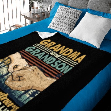 Discover Grandma and Grandson Best Partners In Crime Baby Blankets