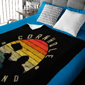 Discover Cornhole Legend Vintage Retro Team Tournament Baby Blankets