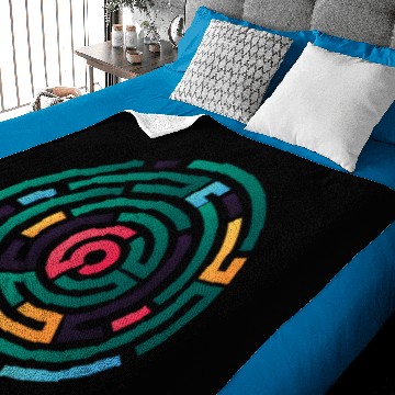 Discover Spiral Design with Multi Color Baby Blankets