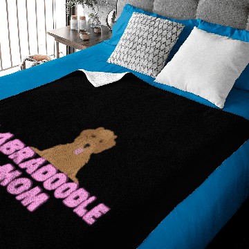Discover Labradoodle Mom Baby Blankets
