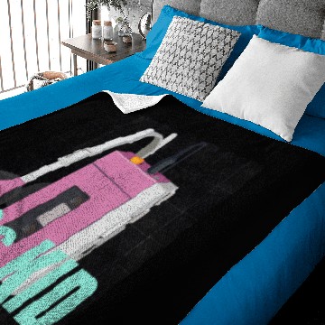 Discover 80s Kid Cassette Recorder Baby Blankets