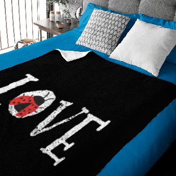 Discover Ladybug Love Vintage Gift Baby Blankets