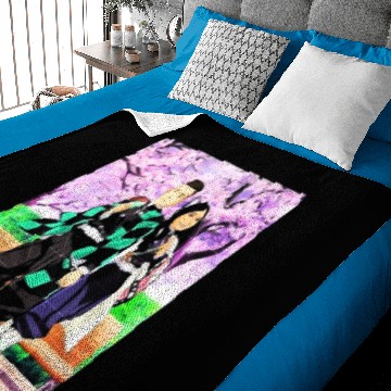 Discover Slayer Demon Anime Art Baby Blankets