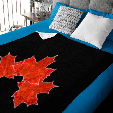 Discover Maple Leaves Baby Blankets