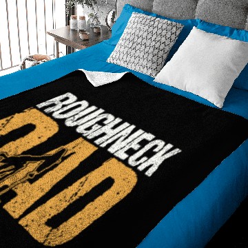 Discover Roughneck Dad Oilfield Worker Baby Blankets