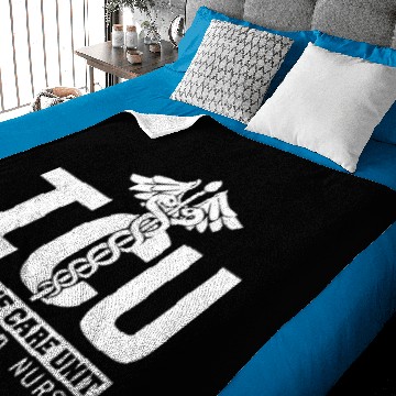 Discover Icu Registered Nurse Intensive Care Unit Rn Staff Baby Blankets