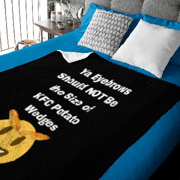 Discover KFC Potato Wedges MEME Baby Blankets